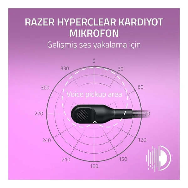 Razer Kraken Kitty V2 RZ04-04730100-R3U1 Siyah RGB 7.1 USB Kablolu Kulak Üstü Oyuncu Kulaklığı - Görsel 5