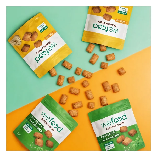 Wefood Fesleğenli Kraker 40 gr 5'li - Görsel 6