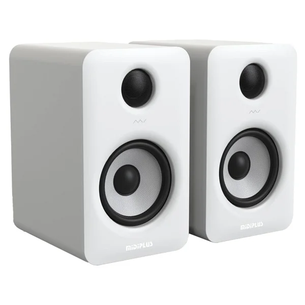 MIDIPLUS MI5 II Bluetooth White Çift 2x 35W 5'' 2-Yollu Bluetooth Aktif Stüdyo Referans & DJ Monitörü Hoparlörü - Görsel 3