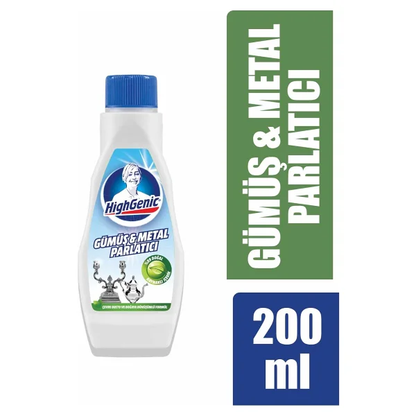 Highgenic 200 ml Gümüş Metal Parlatıcı - Görsel 2