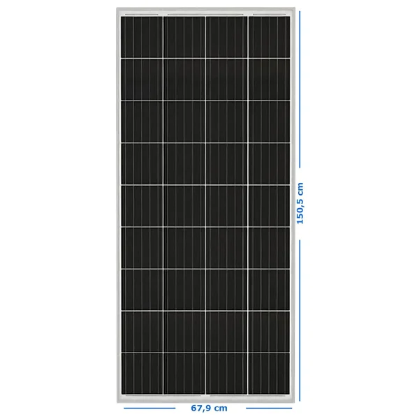 220W Monokristal Güneş Paneli - Görsel 2