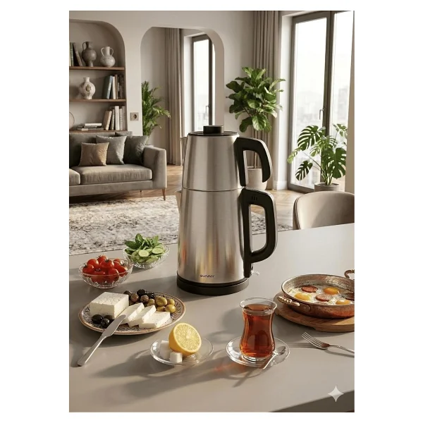 Sunny Teapot SN5CKM36 2000 W Çelik Çay Makinesi - Görsel 5