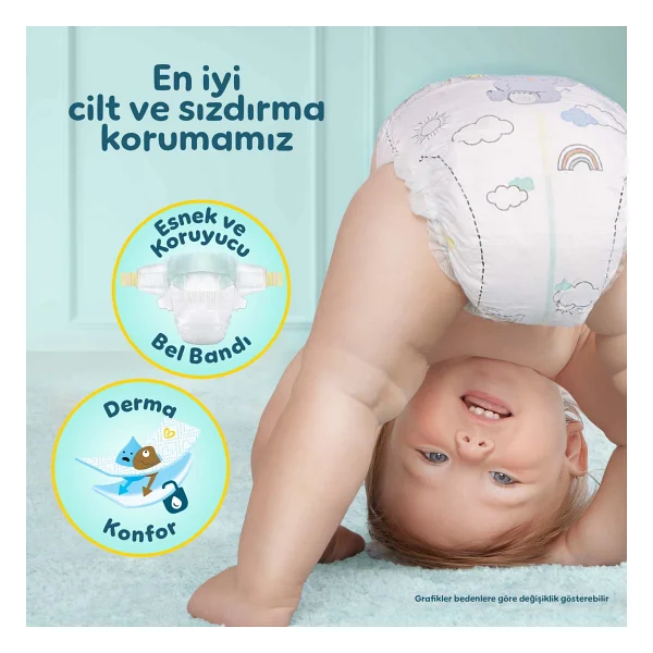 Prima PremiumCare Bebek Bezi Ekonomik Paket 7 Numara 30 Adet Bez - Görsel 3