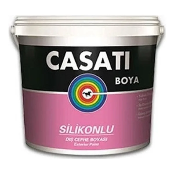 Nil Avm Casati Silikonlu Dış Cephe Boyası 2,5 Litre Beyaz - Görsel 2