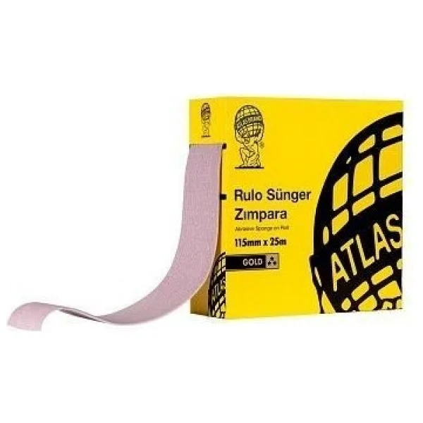 Atlas Gold 80 Kum Sünger Zımpara 115 mm 1 Metre - Görsel 2
