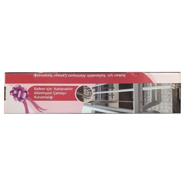 Koral Katlanabilir Balkon Çamaşır Kurutma Askılığı - Görsel 2