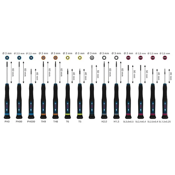 Bosch Pro 1600A039PN 14 Parça Hassas Tornavida Seti - Görsel 2