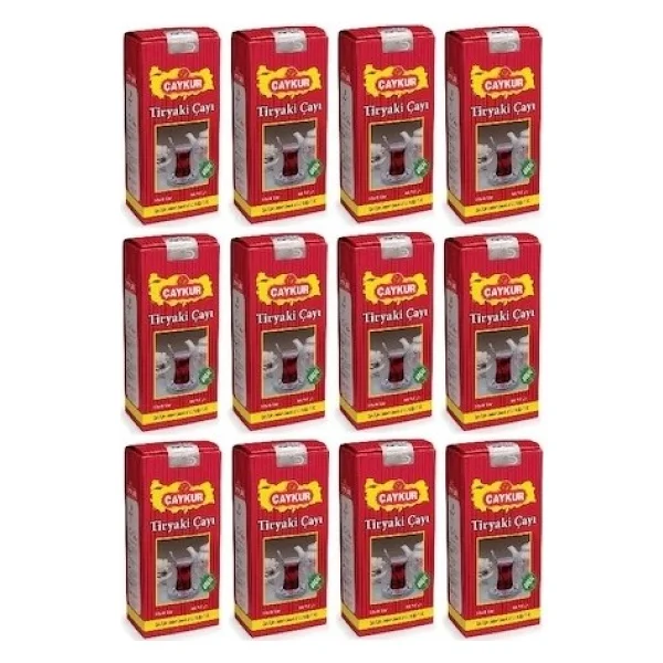 Çaykur Tiryaki 500 gr 12'li Çay - Görsel 2