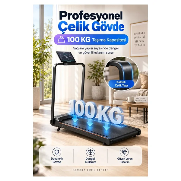 Ensiga Masaj Eksta Özellikli Yürüme Pedi & Titreşimli Koşu Bandı - Yok - Görsel 6