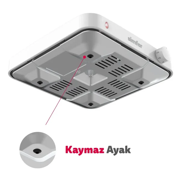 Simfer HP 1500 Beyaz Tekli Elektrikli Ocak - Görsel 3