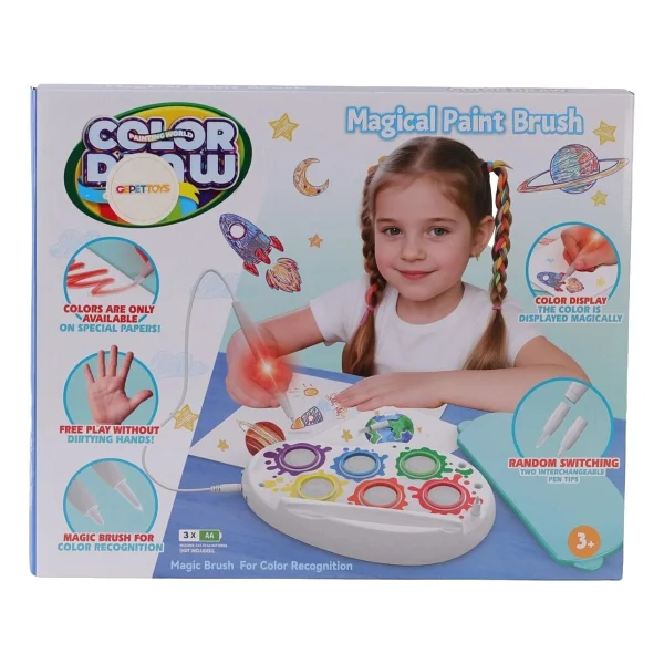 WF-6003A Sihirli Boyama Lekesiz Işıklı Boyama Fırçası - Görsel 3