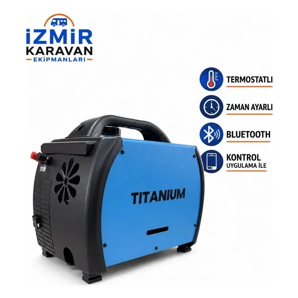 Titanium Çanta Tipi Webasto Dizel Isıtıcı Taşınabilir Bluetooth,lu 12/24/220 Volt - Görsel 5