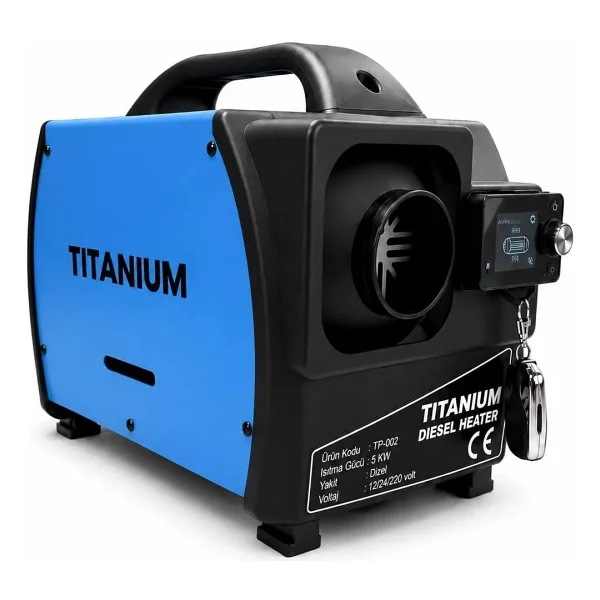 Titanium Çanta Tipi Webasto Dizel Isıtıcı Taşınabilir Bluetooth,lu 12/24/220 Volt - Görsel 8