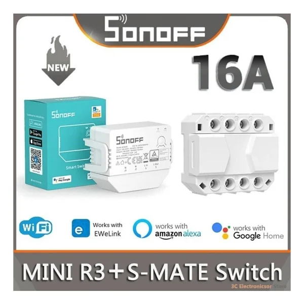 Sonoff S-Mate Akıllı Röle - Görsel 6