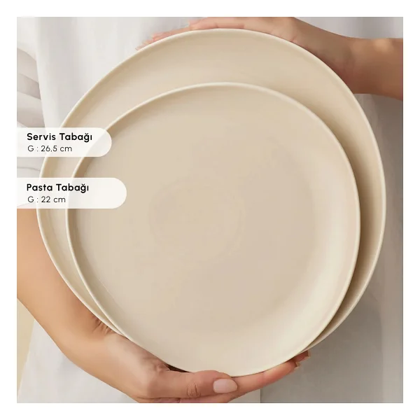 Karaca Earth Collection Rise 55 Parça 12 Kişilik Yemek Takımı - Görsel 5