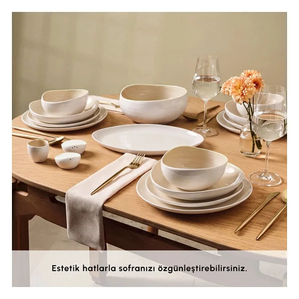 Karaca Earth Collection Rise 55 Parça 12 Kişilik Yemek Takımı - Görsel 10