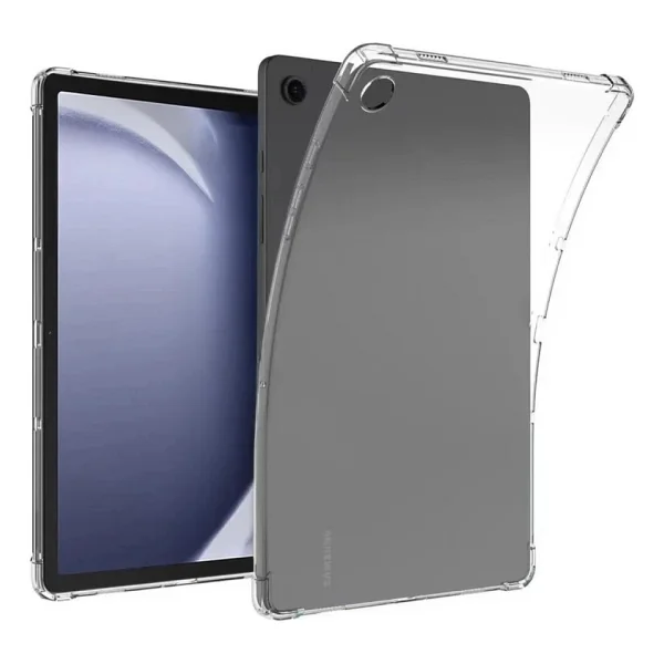 Samsung Galaxy Tab A11 Plus Anti Shock Tablet Silikon - Şeffaf - Görsel 3