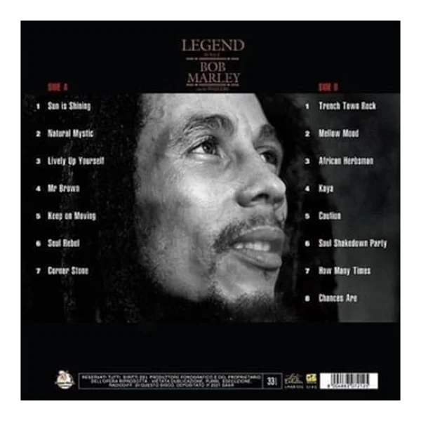 Bob Marley - Legend The Best Of Plak - Görsel 3