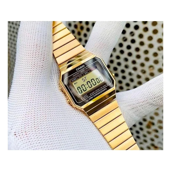 Casio Standart A700W Çelik Kordon Kol Saati - Görsel 3