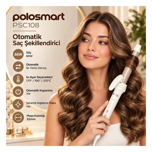 PoloSmart PSC108 Saç Maşası - Görsel 6