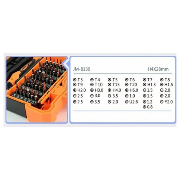 Jakemy JM-8139 45 Parça Takım Çantası - Görsel 6