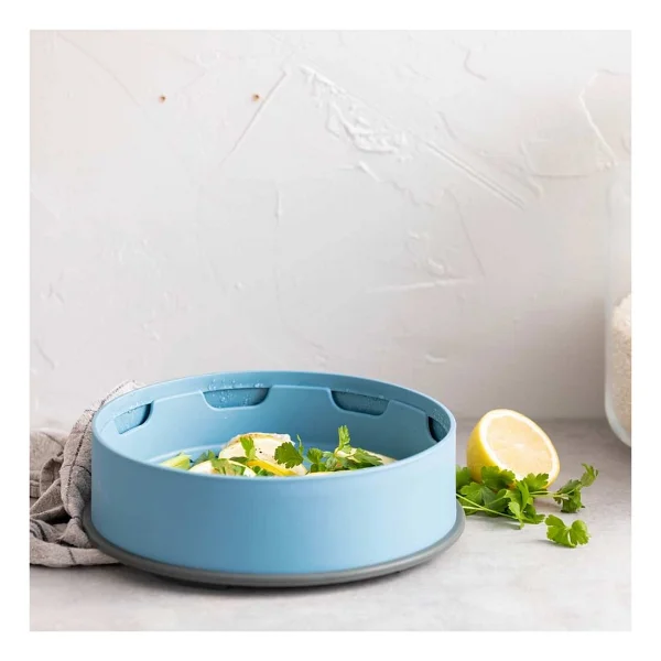 GreenPan Steamy Mavi 24 cm Buharda Pişirici - Görsel 7