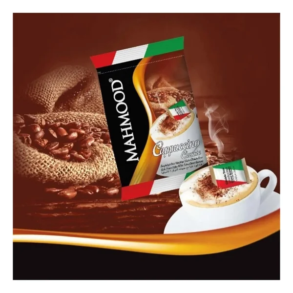 Mahmood Coffee 25 gr 20'li Çikolata Parçacıklı Cappucino - Görsel 8