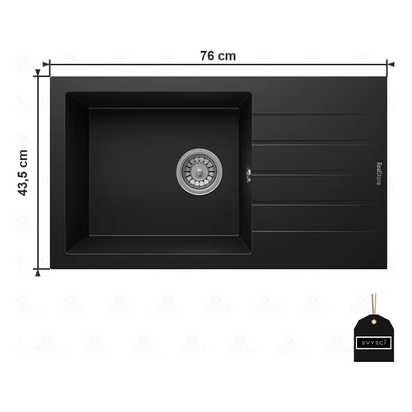 İsvea Infinity 42 cm Mat Beyaz Tezgah Üstü Lavabo - Görsel 2