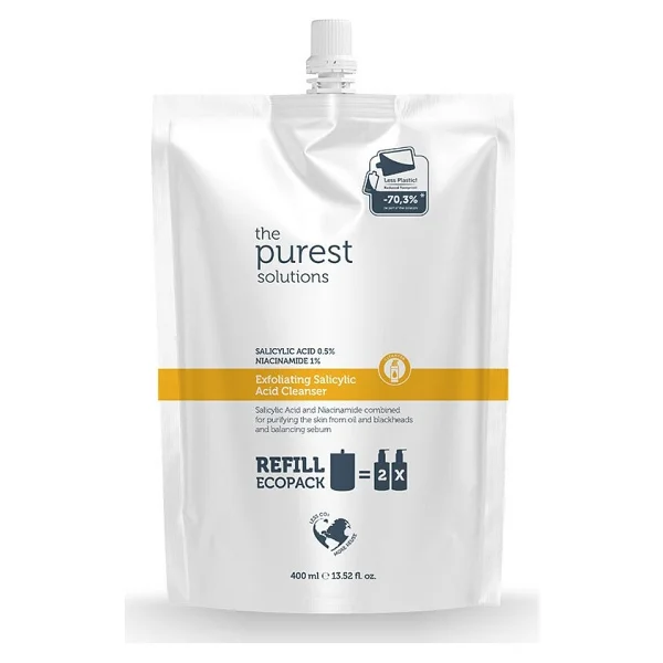 The Purest Solutions Exfoliating Salisilik Asit Refill 400 ml Yüz Temizleme Jeli - Görsel 6