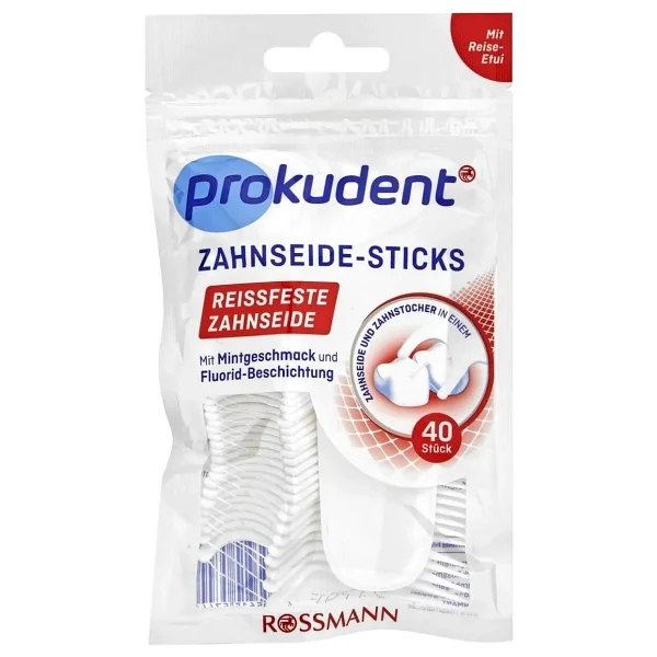 Prokudent 40'lı Mumlu ve Kürdanlı Diş İpi - Görsel 2