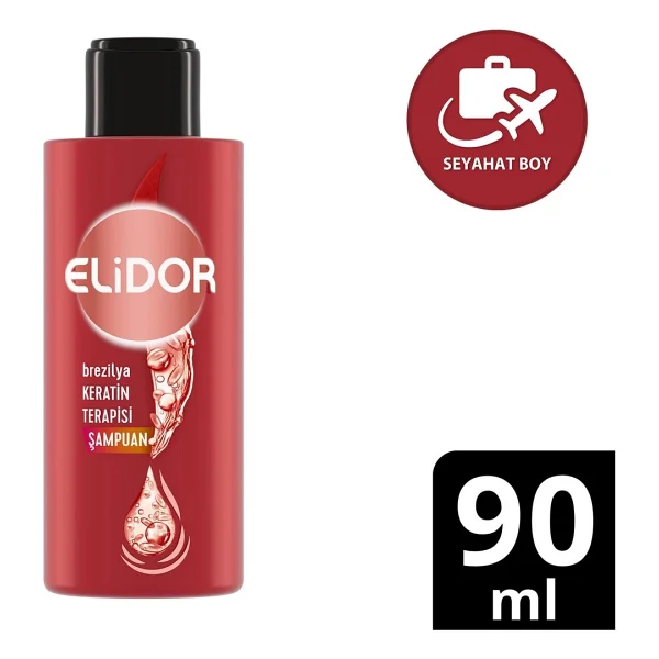 Elidor Brezilya Keratin Terapisi 90 ml Şampuan - Görsel 2