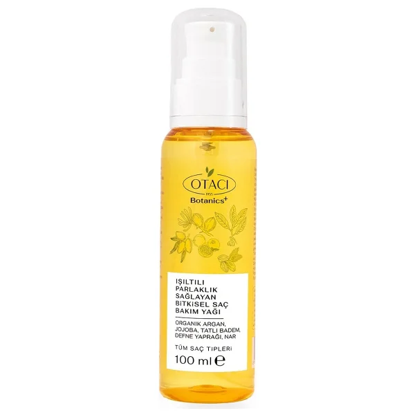 Otacı Botanics+ Işıltılı Parlaklık Sağlayan 100 ml Saç Bakım Yağı - Görsel 2