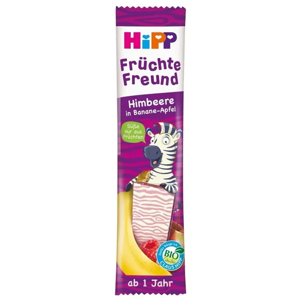 Hipp Organik Ahududulu Elmalı Muzlu Meyve Barı 23 gr - Görsel 4