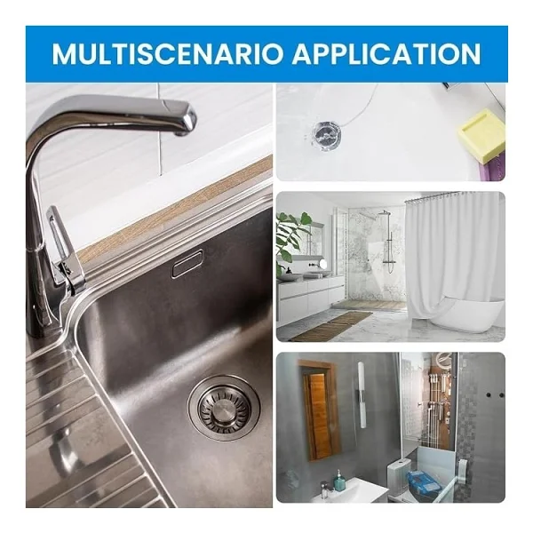 Mutfak Lavabo Duşakabin Küvet Süzgeci Saç Toplayıcı Banyo Gider Tıkanma Önleyici Elek Kesilebilir Pvc File, Herhangi Bir Uzunlukta Kendin Yap Kullan At Duş Tahliyesi Kapak Süzgeci 4 Metre - Görsel 5