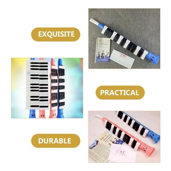 Ağızlık Çocuklar Yeni Başlayanlar Melodika 13 Tuşlu Melodika Için Melodika Enstrümanı 13 Tuş Müzik Aleti Keytar Yeni Başlayanlar Için Enstrüman Reçine Öğrenci Piyano Çalmak Bulmaca - Görsel 6