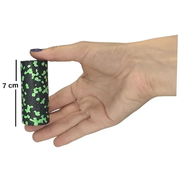 2'li Set Mini ve Mikro Foam Roller (Siyah + Yeşil) - Görsel 5
