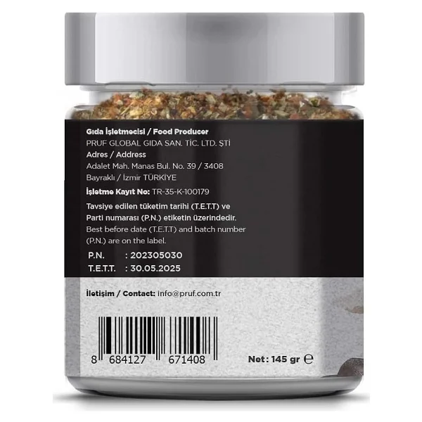 Pizza Makarna Baharatı Pizza Pasta Seasoning 145 Gr. Sağlıklı Cam Kavanoz - Görsel 2