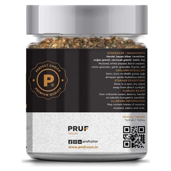 Pizza Makarna Baharatı Pizza Pasta Seasoning 145 Gr. Sağlıklı Cam Kavanoz - Görsel 3