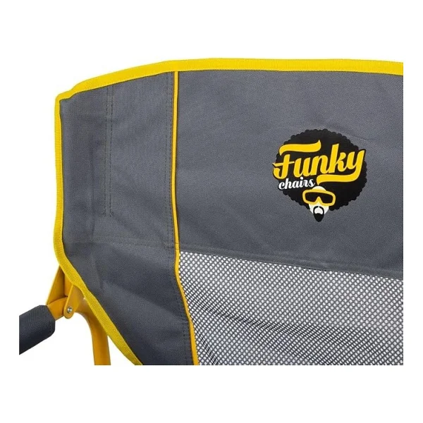 Funky Chairs Extra XL Sarı Kamp Sandalyesi - Görsel 5