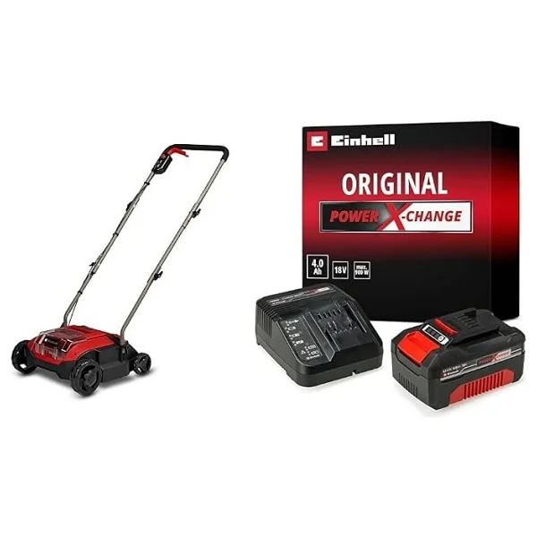 Einhell GC-SC 18/28 DS Li Tek Akülü 4 Ah Çim Havalandırma Makinesi - Görsel 2