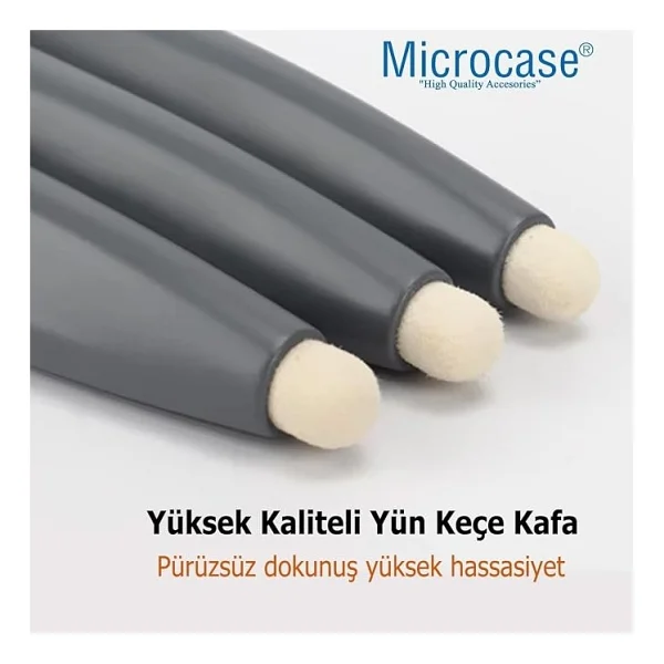Microcase Taşınabilir Hassas Ekran Dokunmatik Keçe Uçlu Akıllı Tahta Kalemi -al4822 2 Adet - Görsel 5