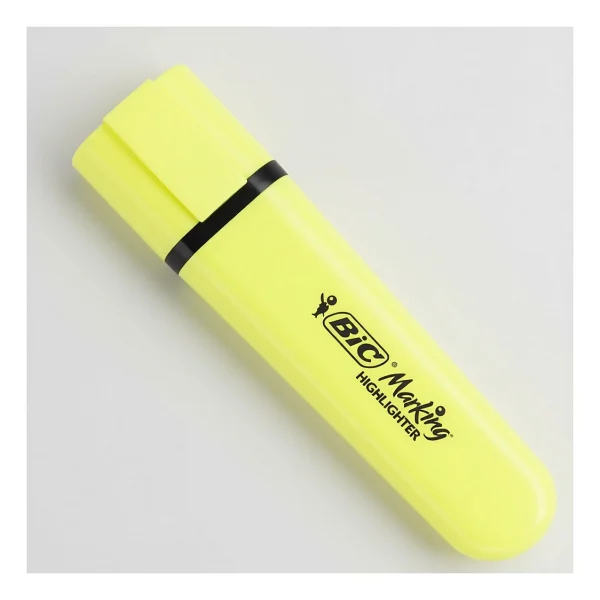 Bic Marking Flat Sarı Fosforlu Kalem - Görsel 7
