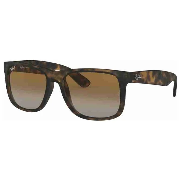 Ray-Ban Justin 4165 865/T5 Havana-Brown/Grey Polarize Güneş Gözlüğü - Görsel 7