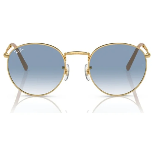 Ray-Ban New Round 3637 001/3F Gold-Blue Güneş Gözlüğü - Görsel 4