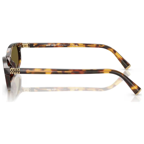 Miu Miu Regard A06S 14L09Z Honey Havana-Dark Brown Kadın Güneş Gözlüğü - Görsel 2