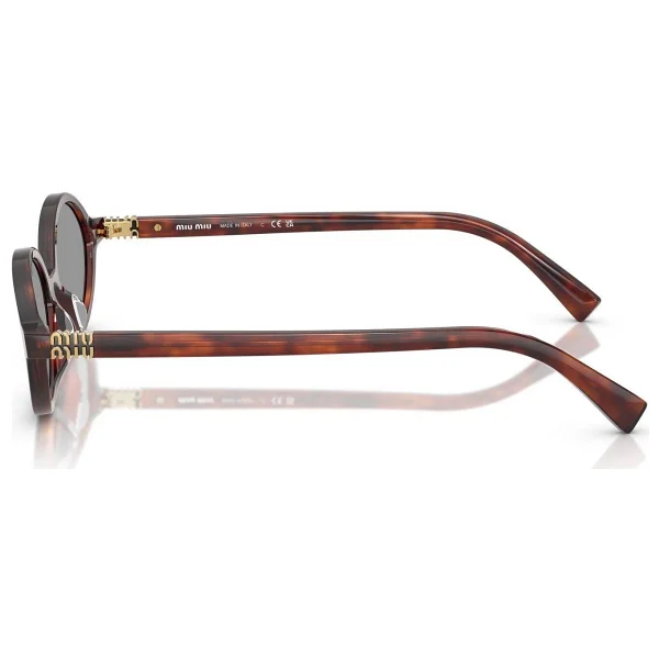 Miu Miu Regard 04ZS 21C40O Havana Mahogany-Grey Kadın Güneş Gözlüğü - Görsel 2