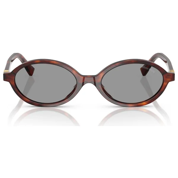 Miu Miu Regard 04ZS 21C40O Havana Mahogany-Grey Kadın Güneş Gözlüğü - Görsel 3