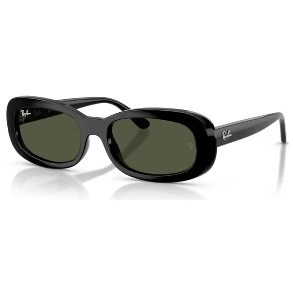 Ray-Ban 2221 901/31 Black-Green Kadın Güneş Gözlüğü - Görsel 2