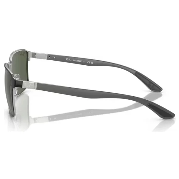 Ray-Ban 3721 914471 Black/Silver-Dark Green Güneş Gözlüğü - Görsel 2