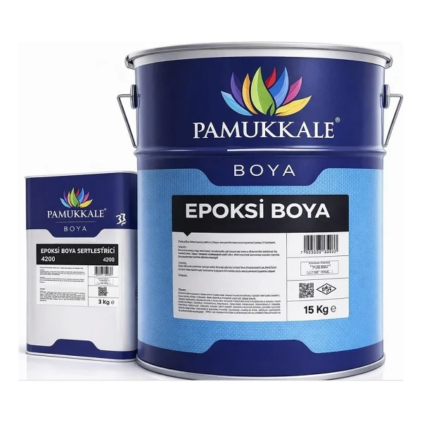 Pamukkale 4200 Epoksi Boya 15 Kg+3 Kg Ral 7016 Antrasit Gri - Görsel 6